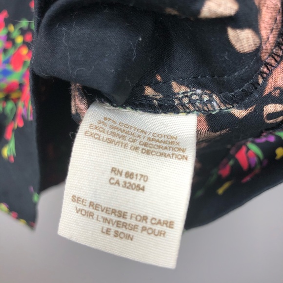 Free People Strapless Floral Mini Dress - Picture 6 of 7